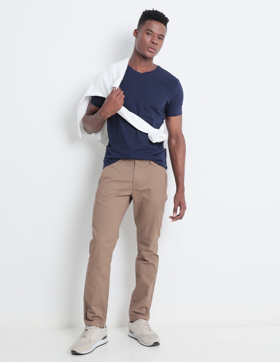 Playera Contempo cuello V para hombre