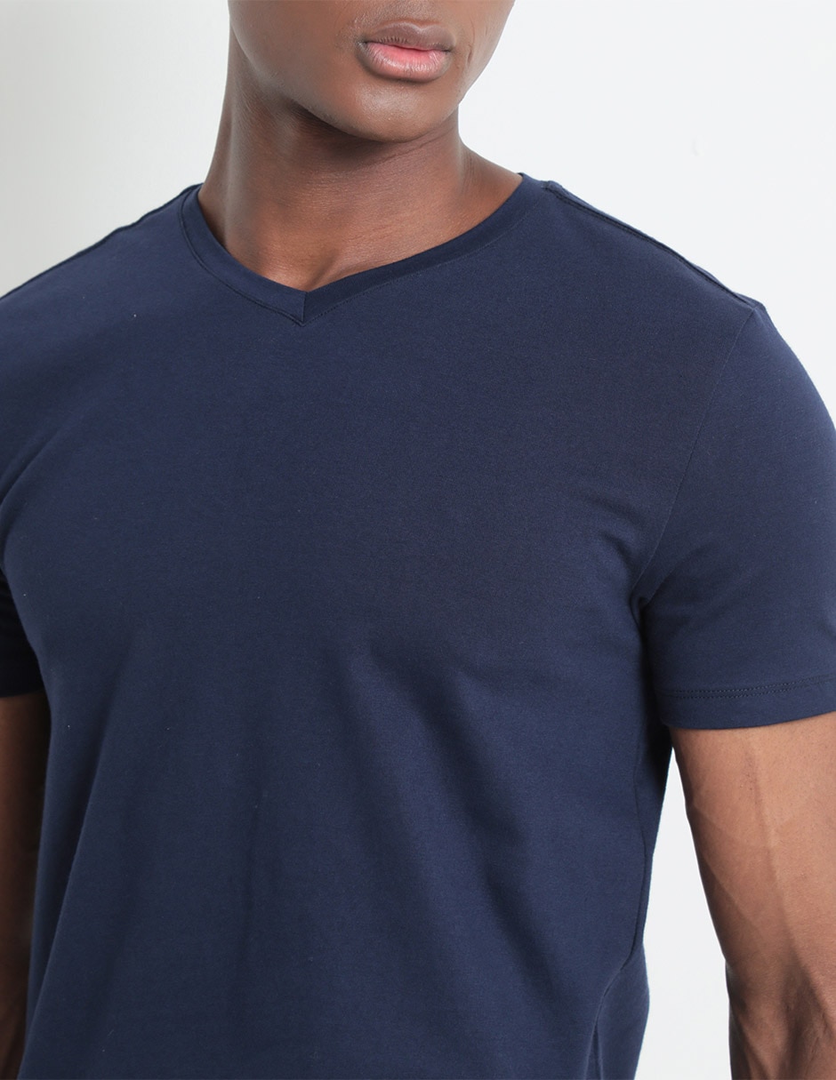 Playera Contempo cuello V para hombre