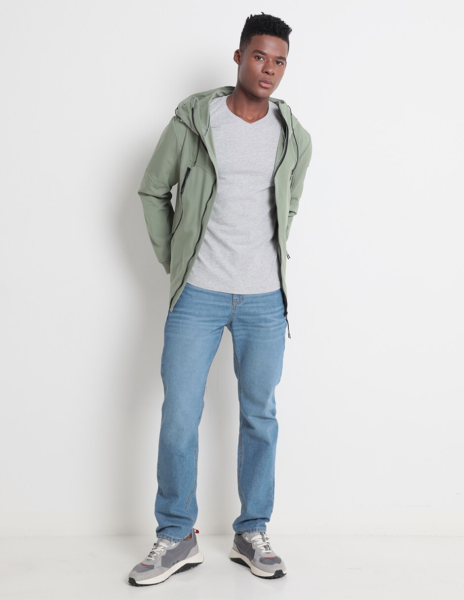 Playera cuello V para hombre 3