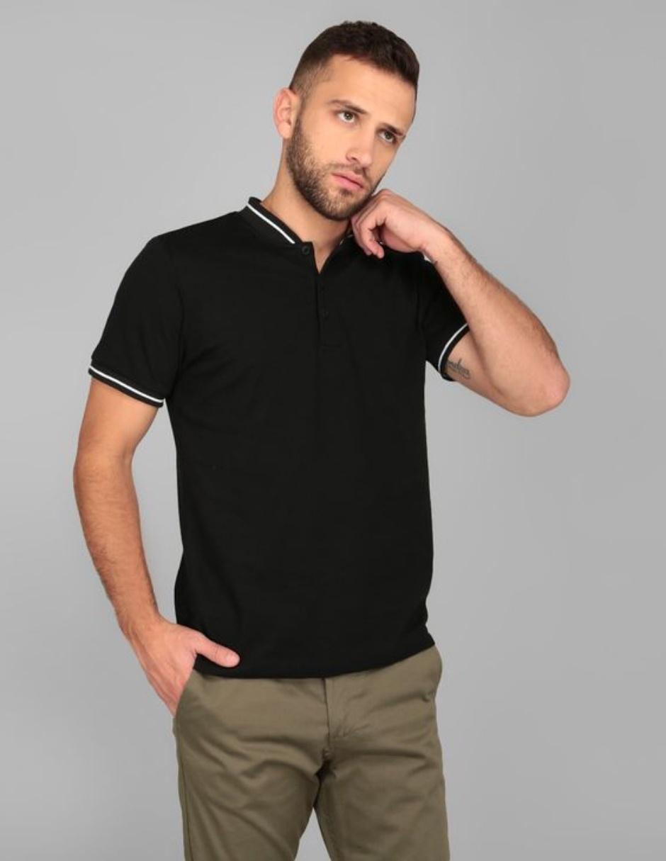 Playera cuello henley para hombre Playera cuello henley para hombre