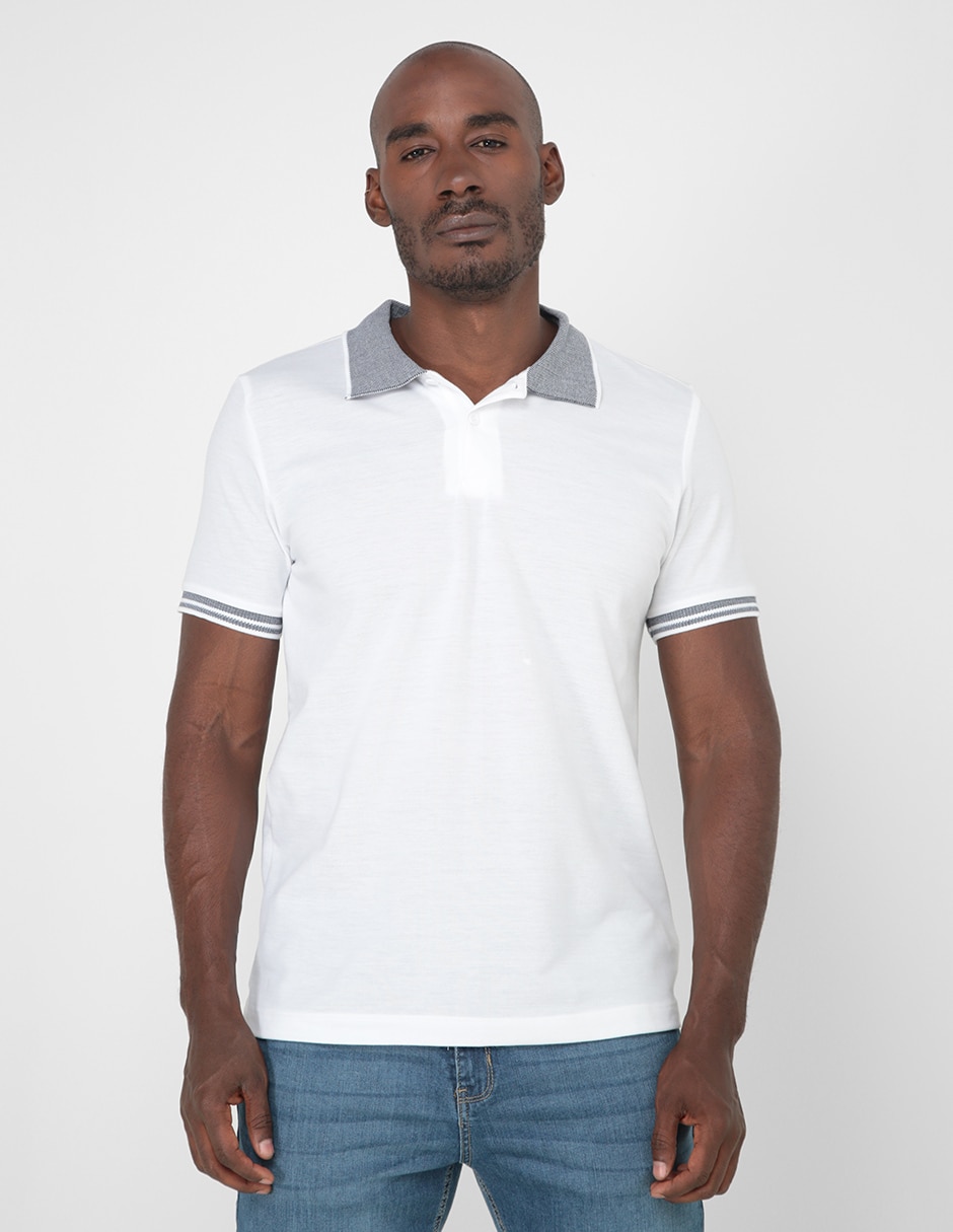 Playera cuello polo para hombre 1