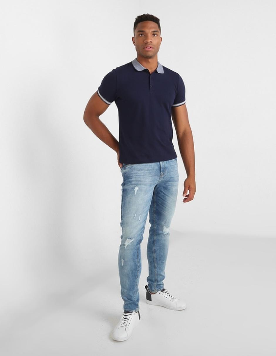 Playera tipo polo Contempo para hombre