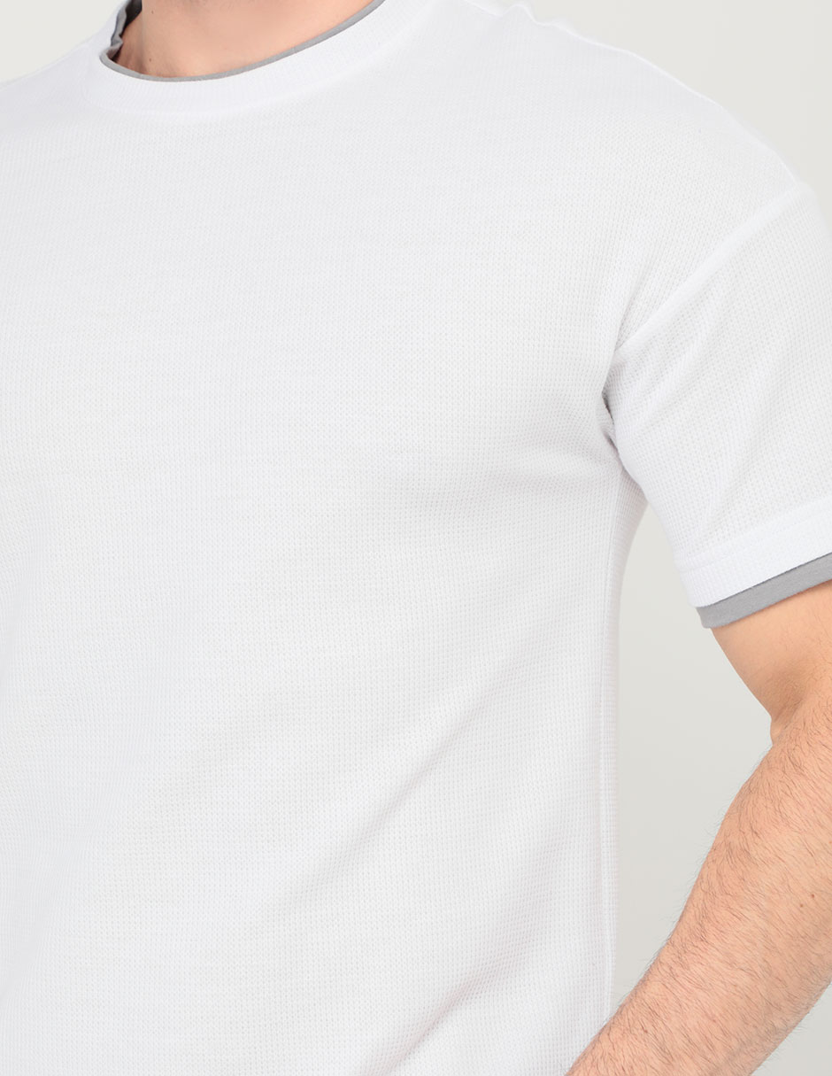 Playera cuello redondo para hombre 2