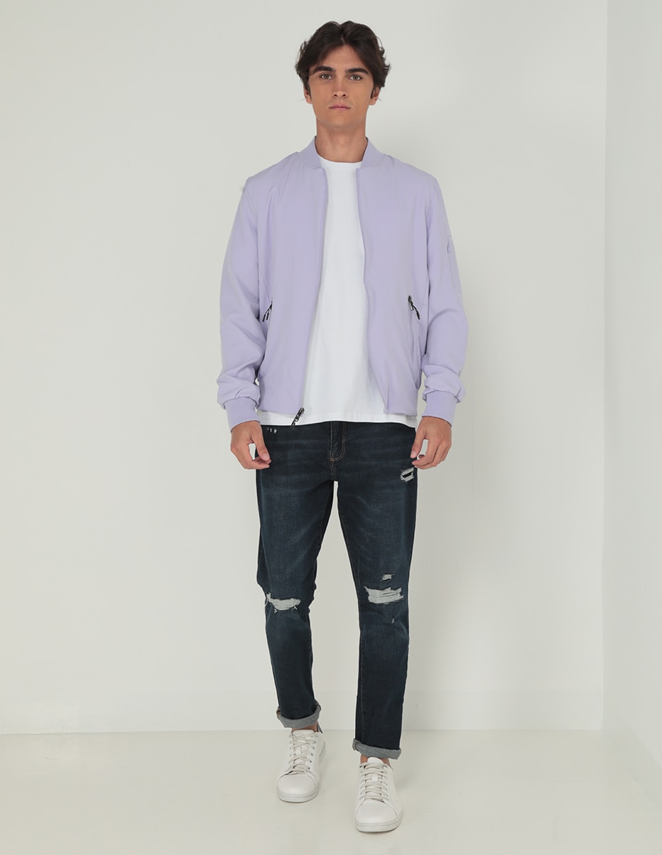 Chamarra casual con bolsillos para hombre 3