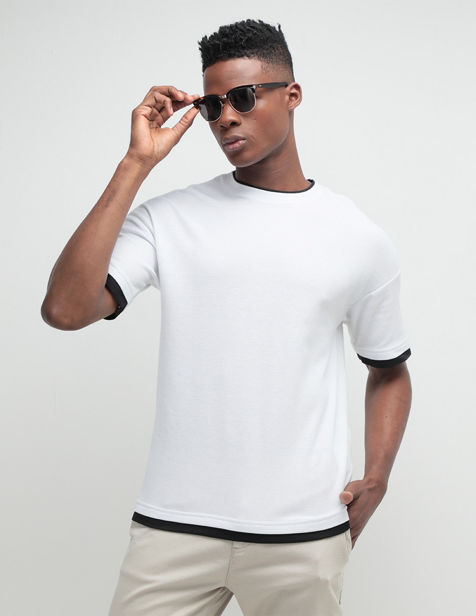 Playera Contempo cuello redondo para hombre