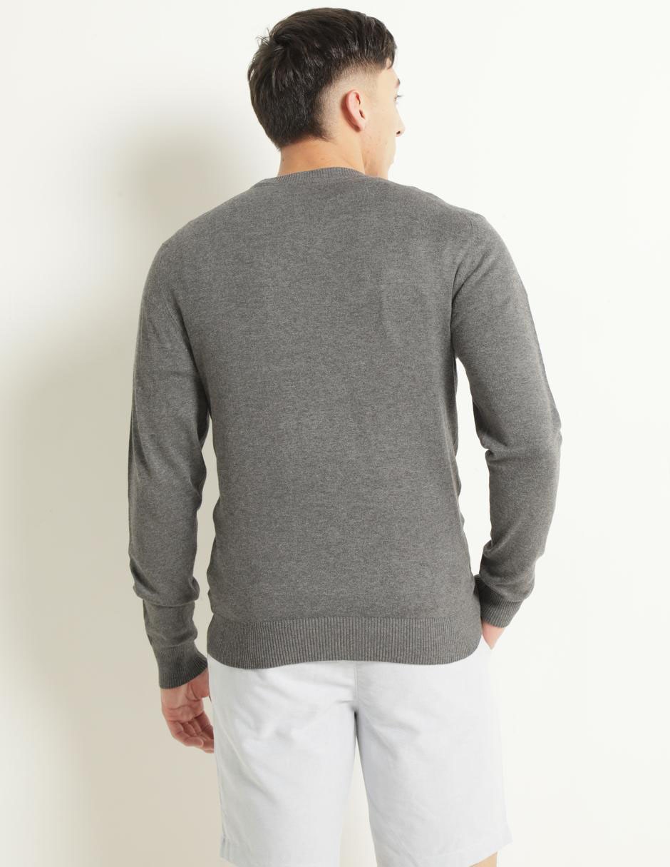 Suéter cuello redondo para hombre 4