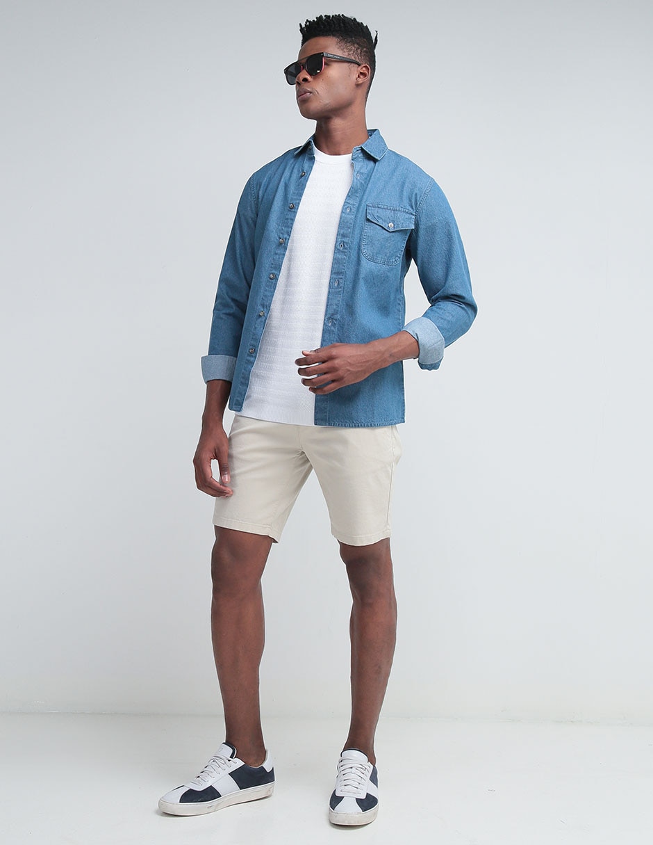 Playera Contempo cuello redondo para hombre