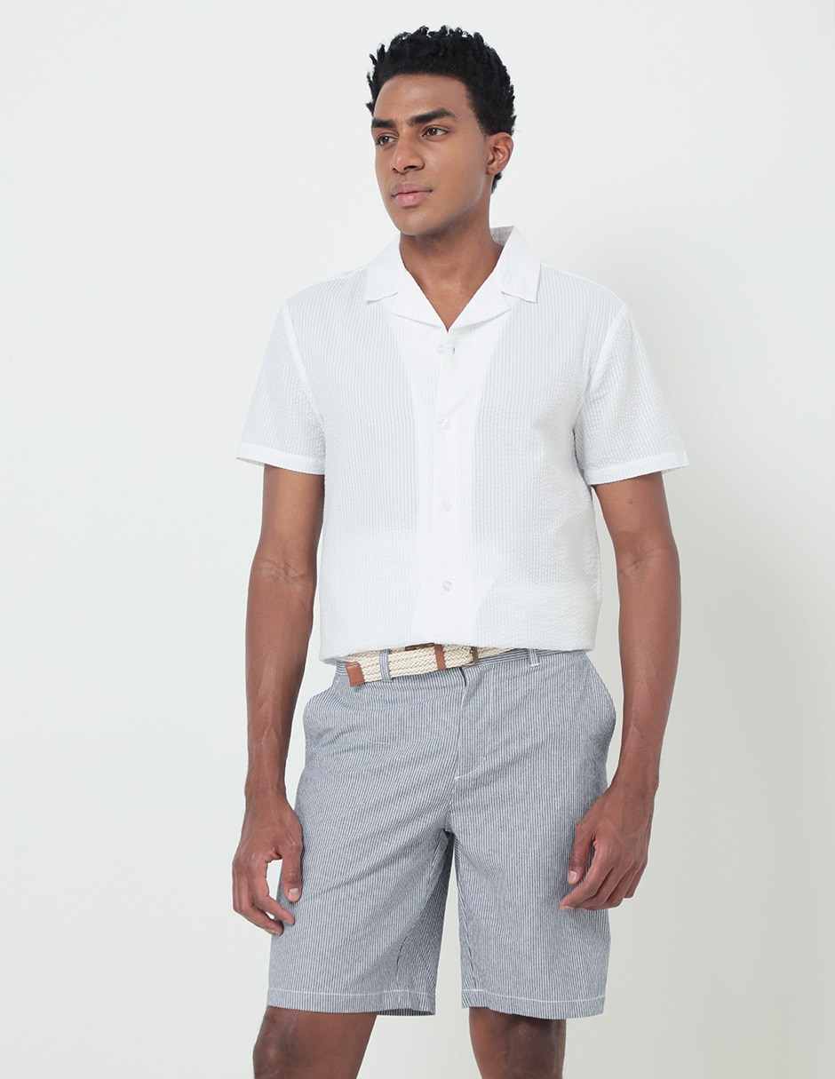 Bermuda de algodón para hombre