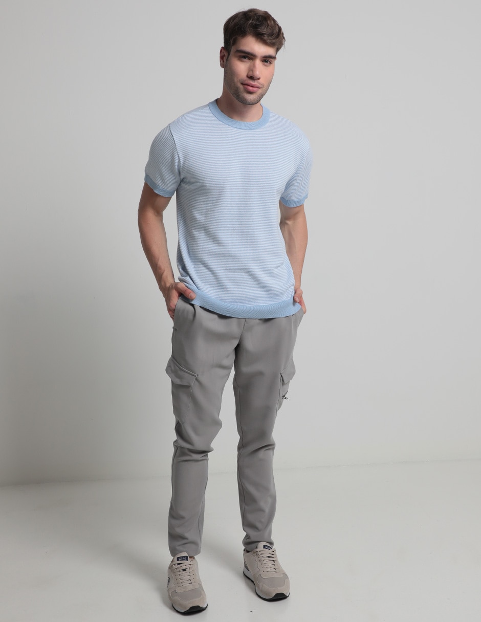 Playera Contempo cuello redondo para hombre