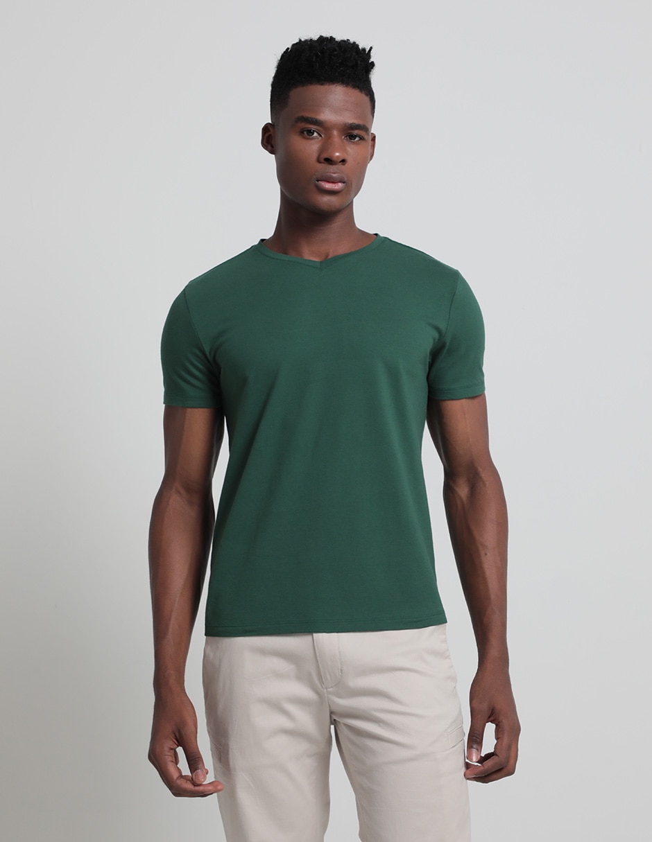 Playera cuello V para hombre Playera cuello V para hombre