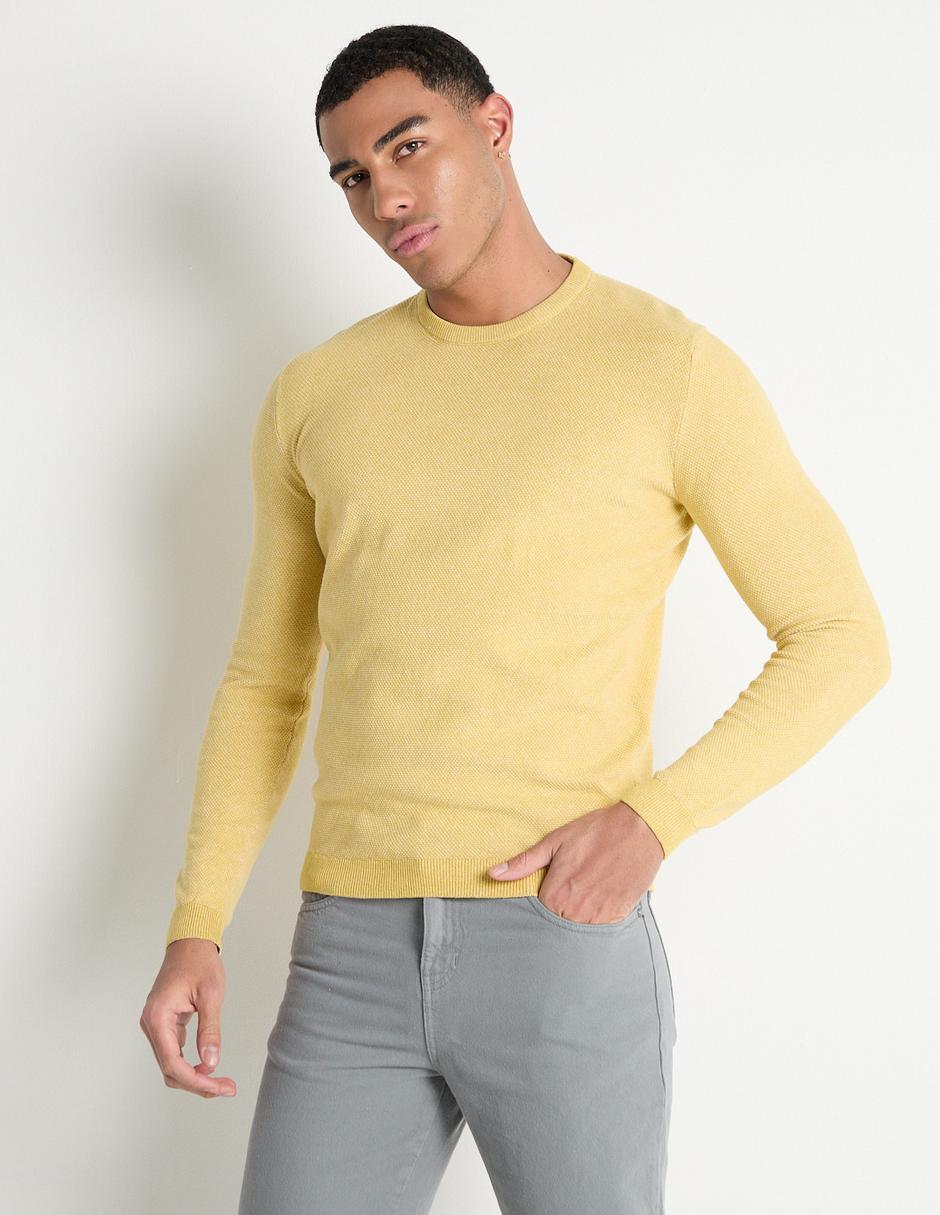 Suéter cuello redondo para hombre Suéter cuello redondo para hombre