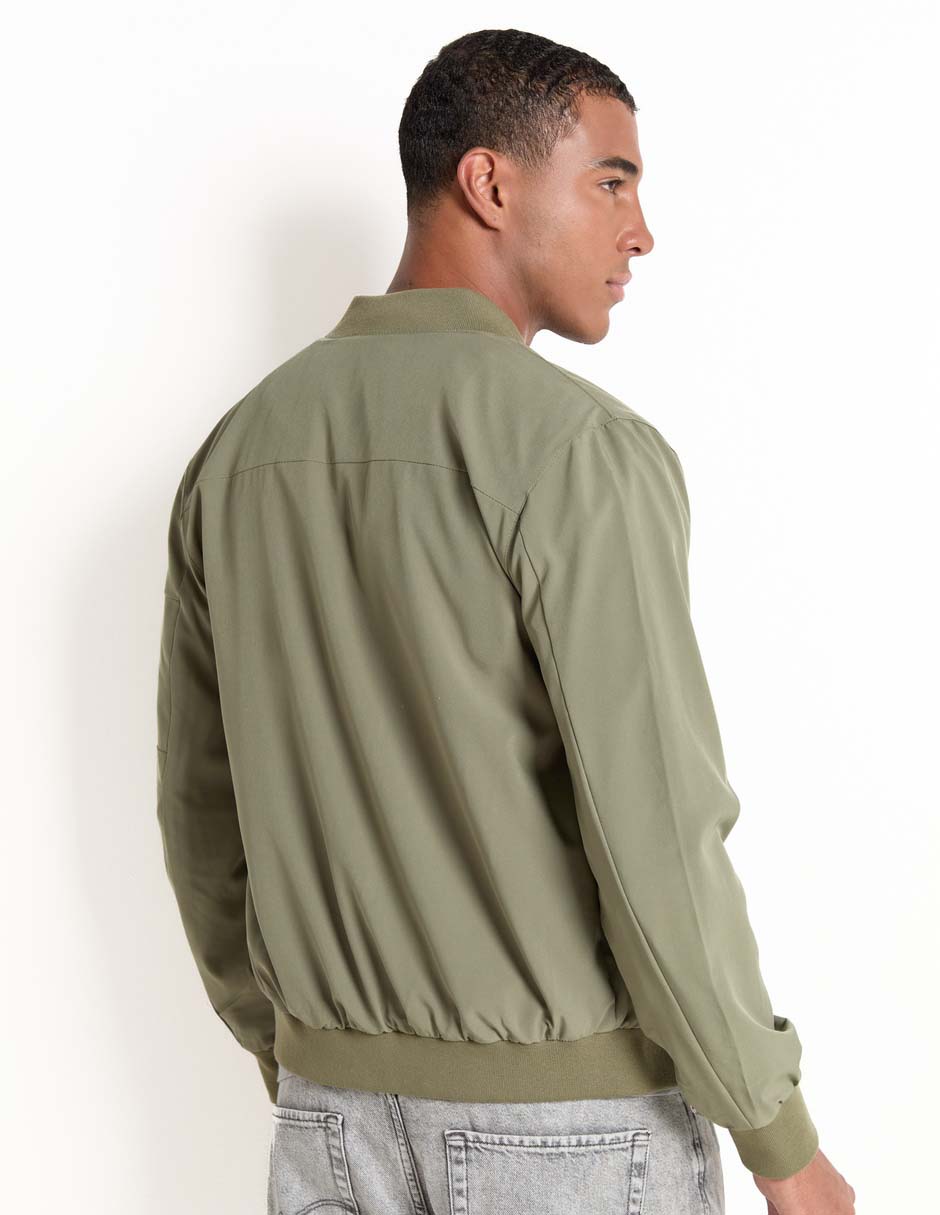 Chamarra casual con bolsillos para hombre 2