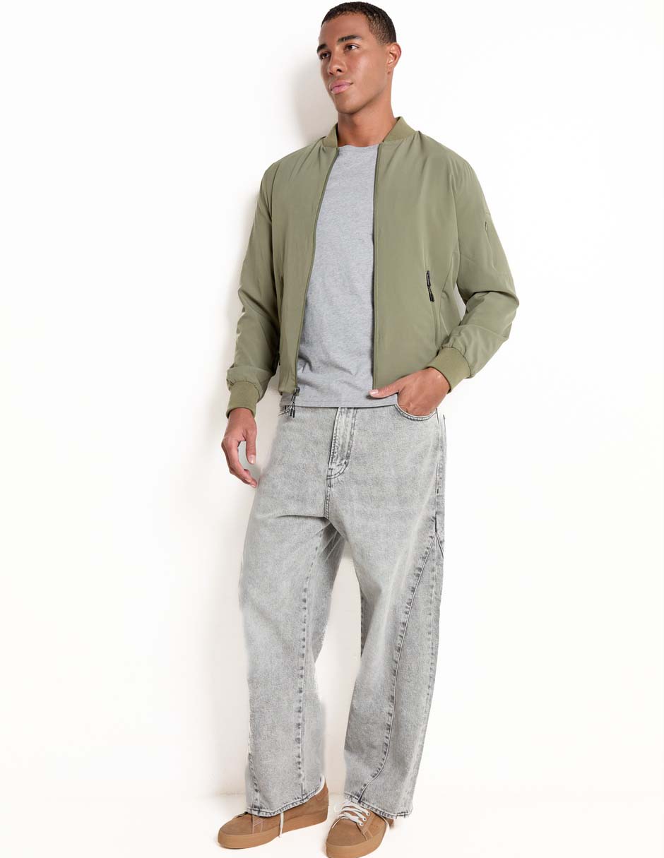 Chamarra casual con bolsillos para hombre 3