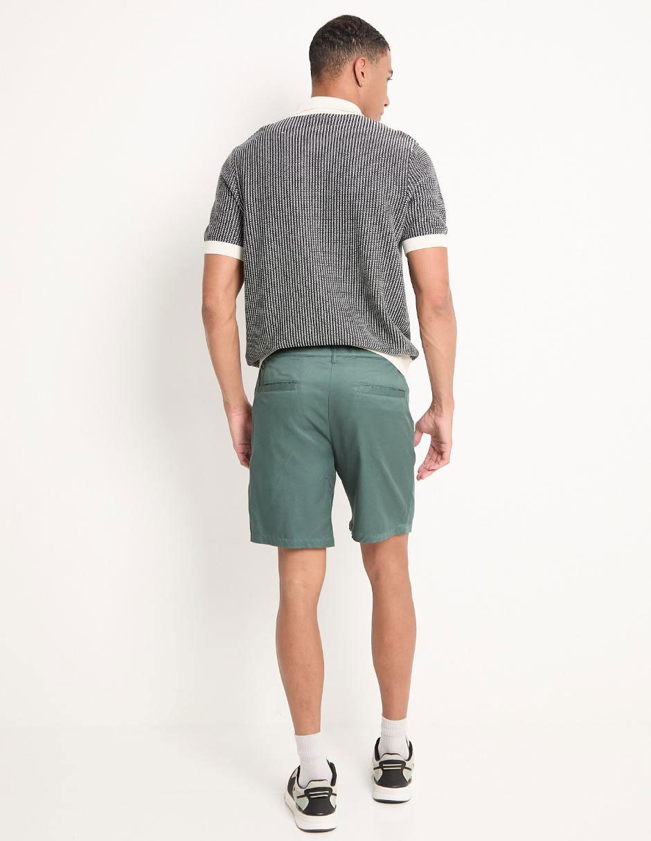 Bermuda Contempo de algodón para hombre