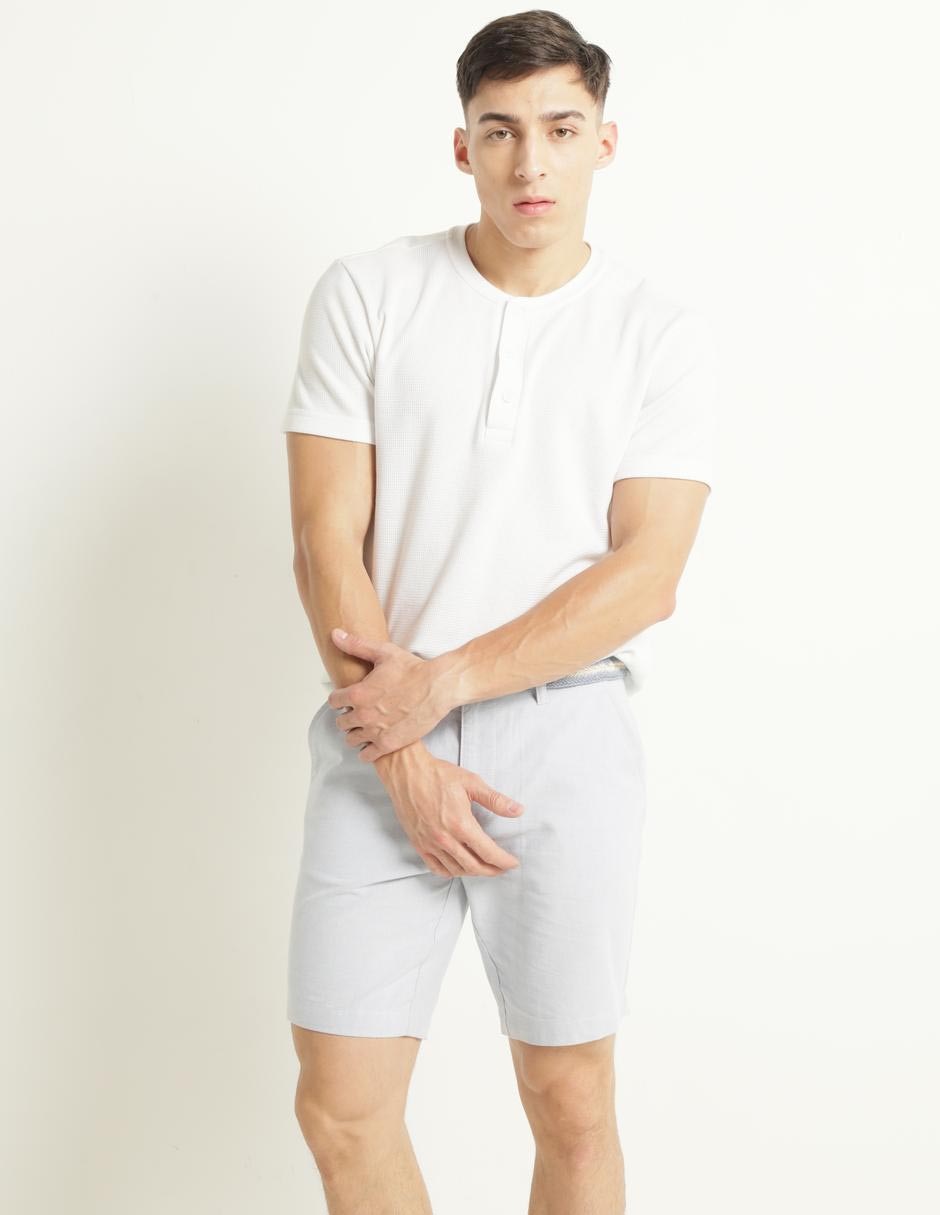 Bermuda de algodón para hombre