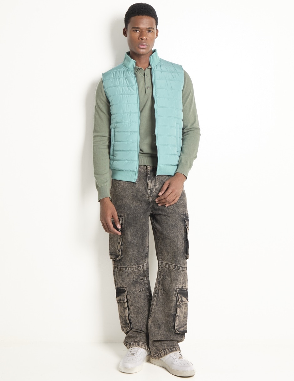 Chaleco Contempo capitonado para hombre