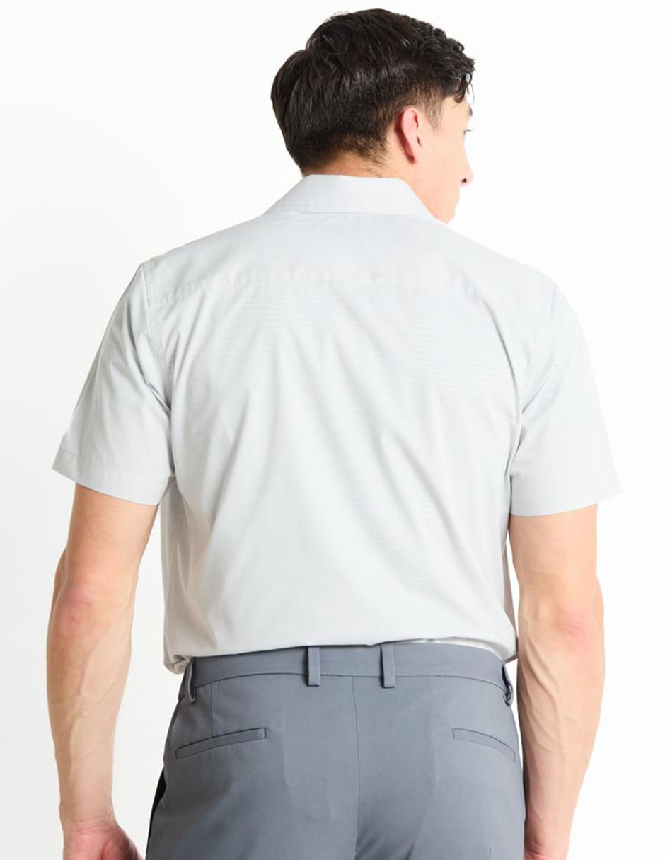 Camisa casual manga corta para hombre 4