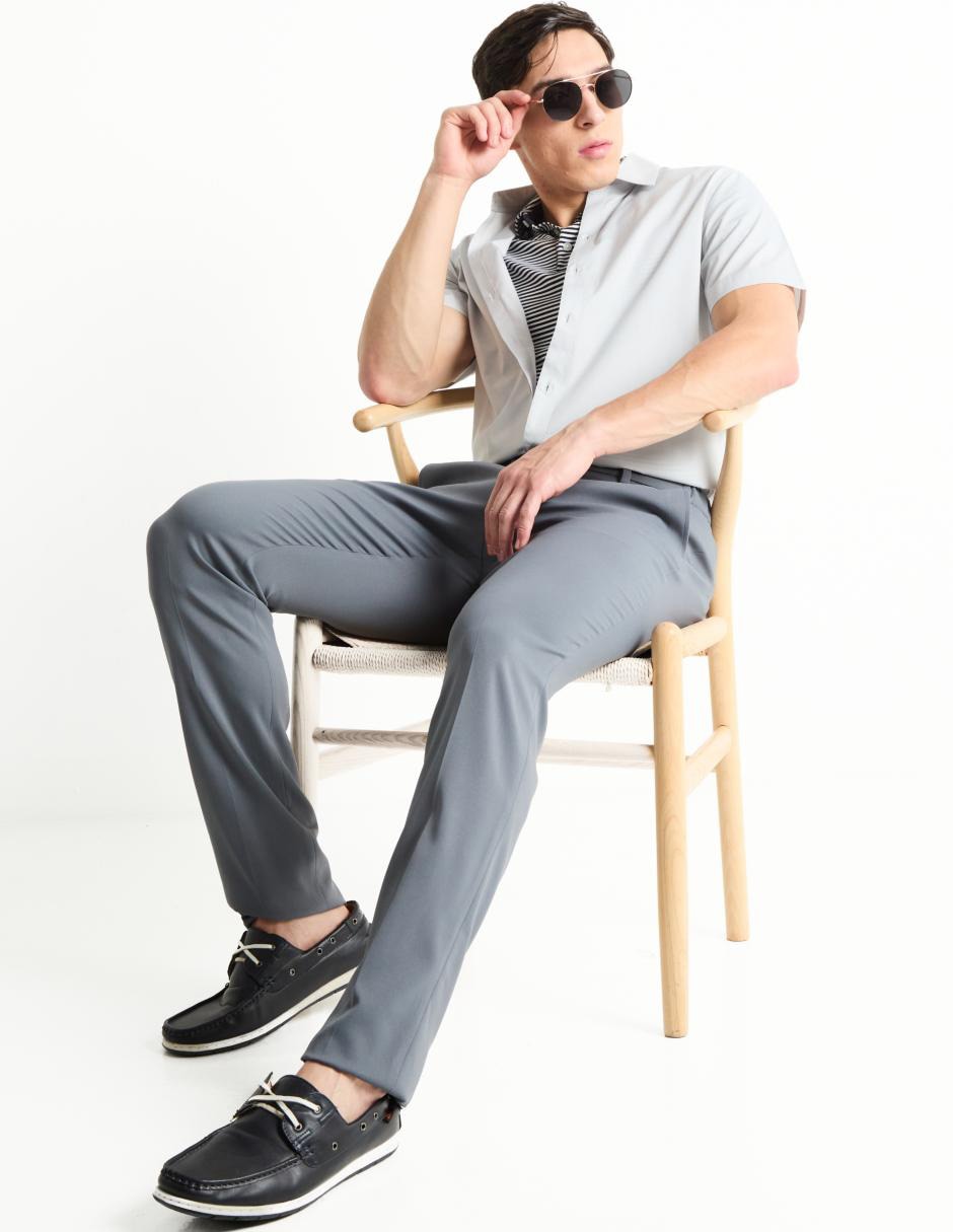 Camisa casual manga corta para hombre 3