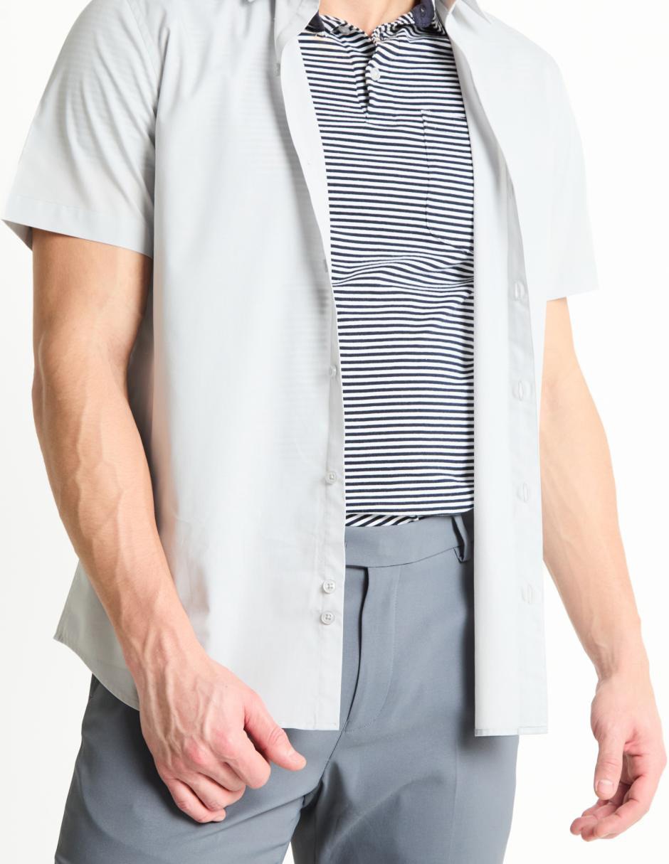 Camisa casual manga corta para hombre 2