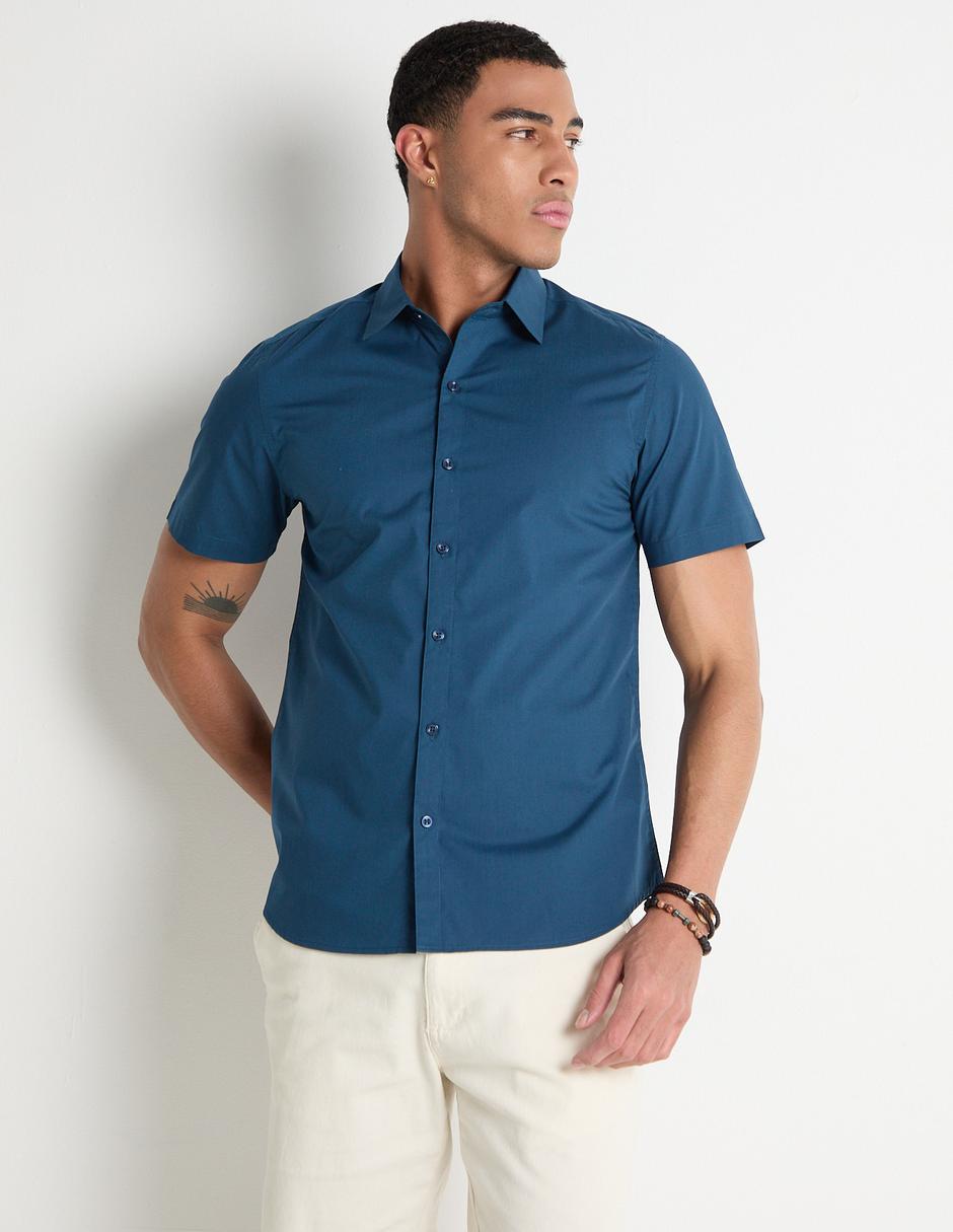 Camisa casual manga corta para hombre Camisa casual manga corta para hombre