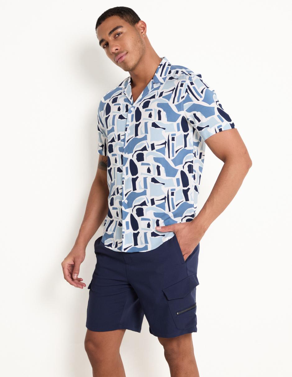 Camisa casual manga corta para hombre Camisa casual manga corta para hombre