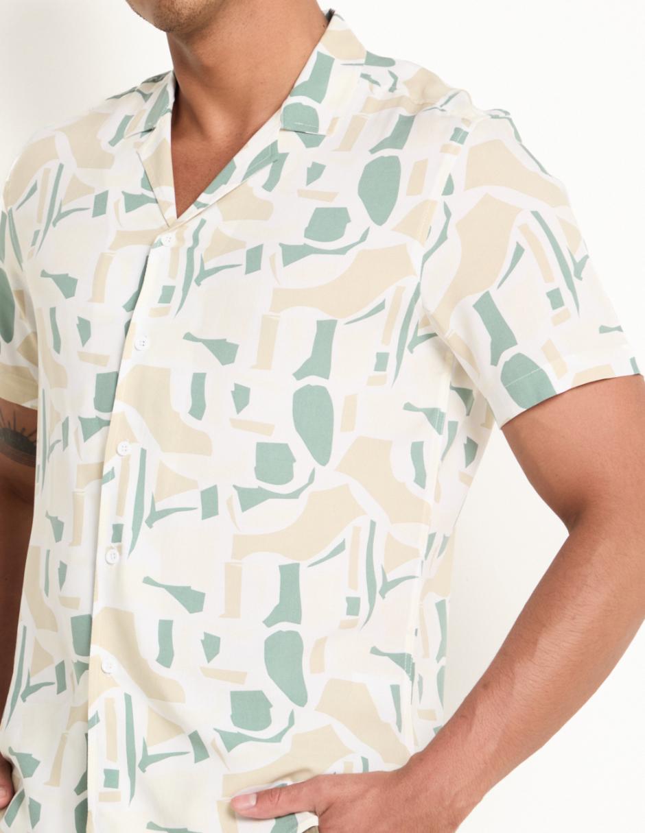 Camisa casual manga corta para hombre 2