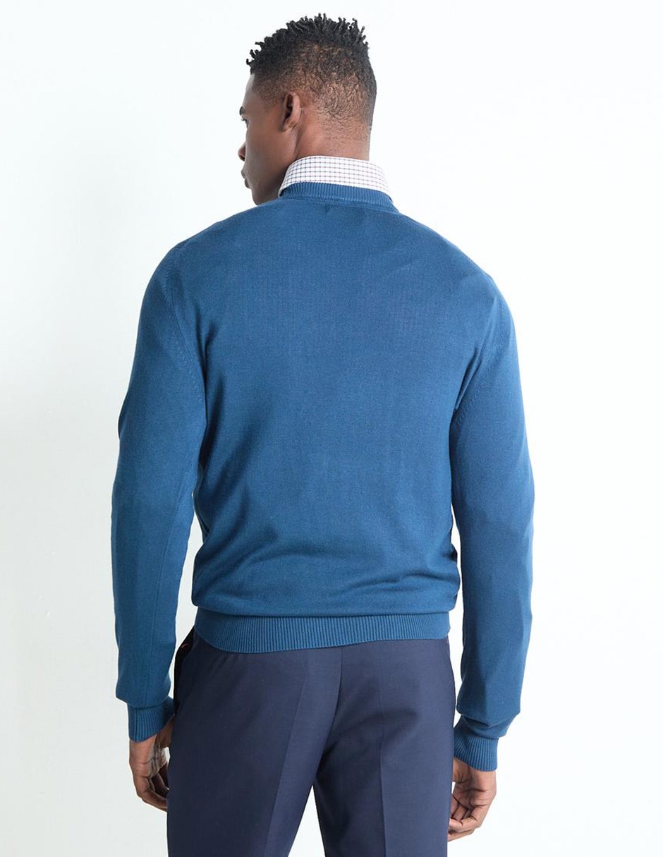 Suéter cuello redondo para hombre 4
