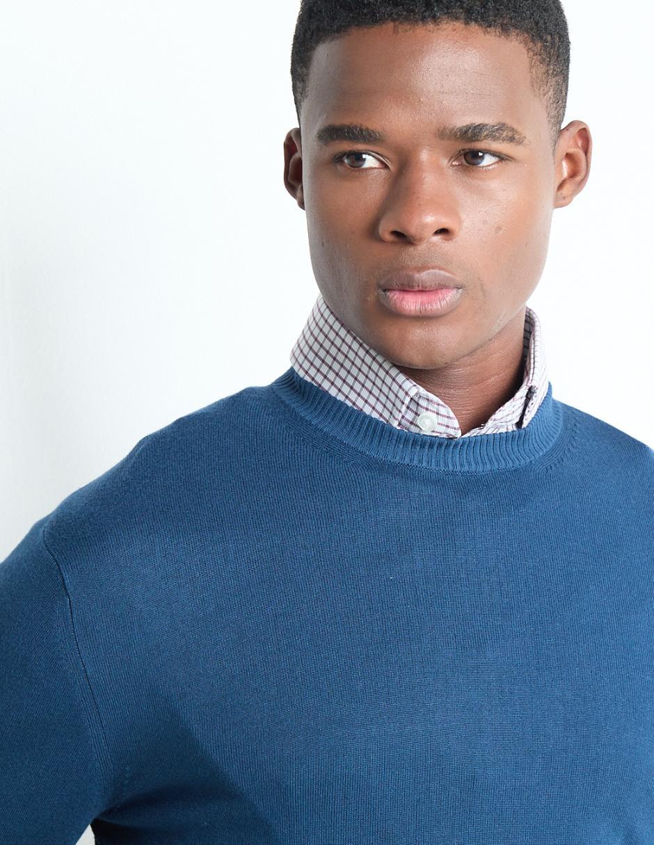 Suéter cuello redondo para hombre 2