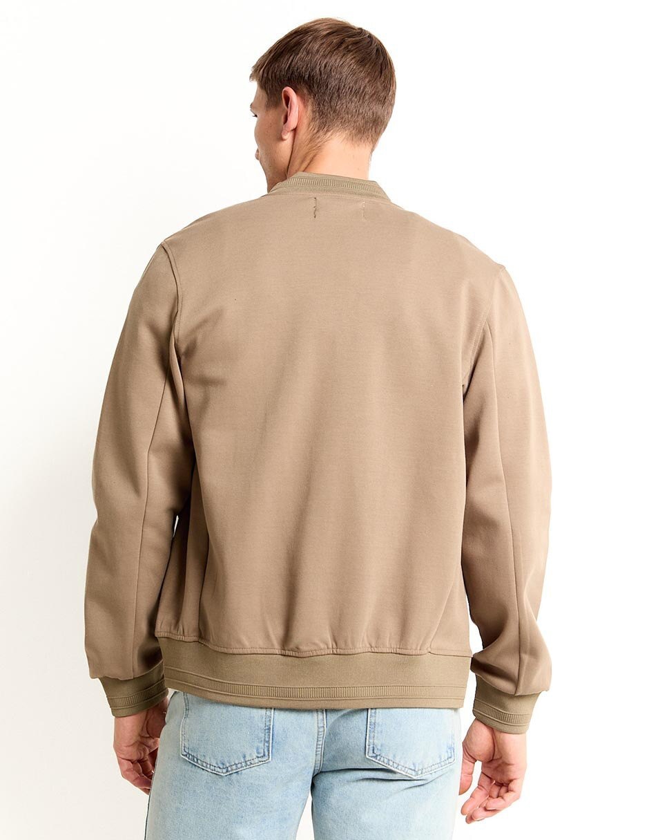 Chamarra bomber con bolsillos para hombre 5