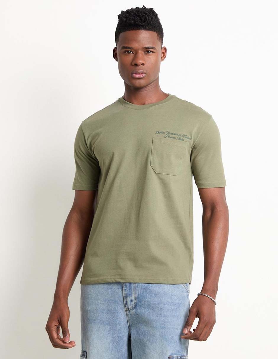 Playera cuello redondo para hombre Playera cuello redondo para hombre