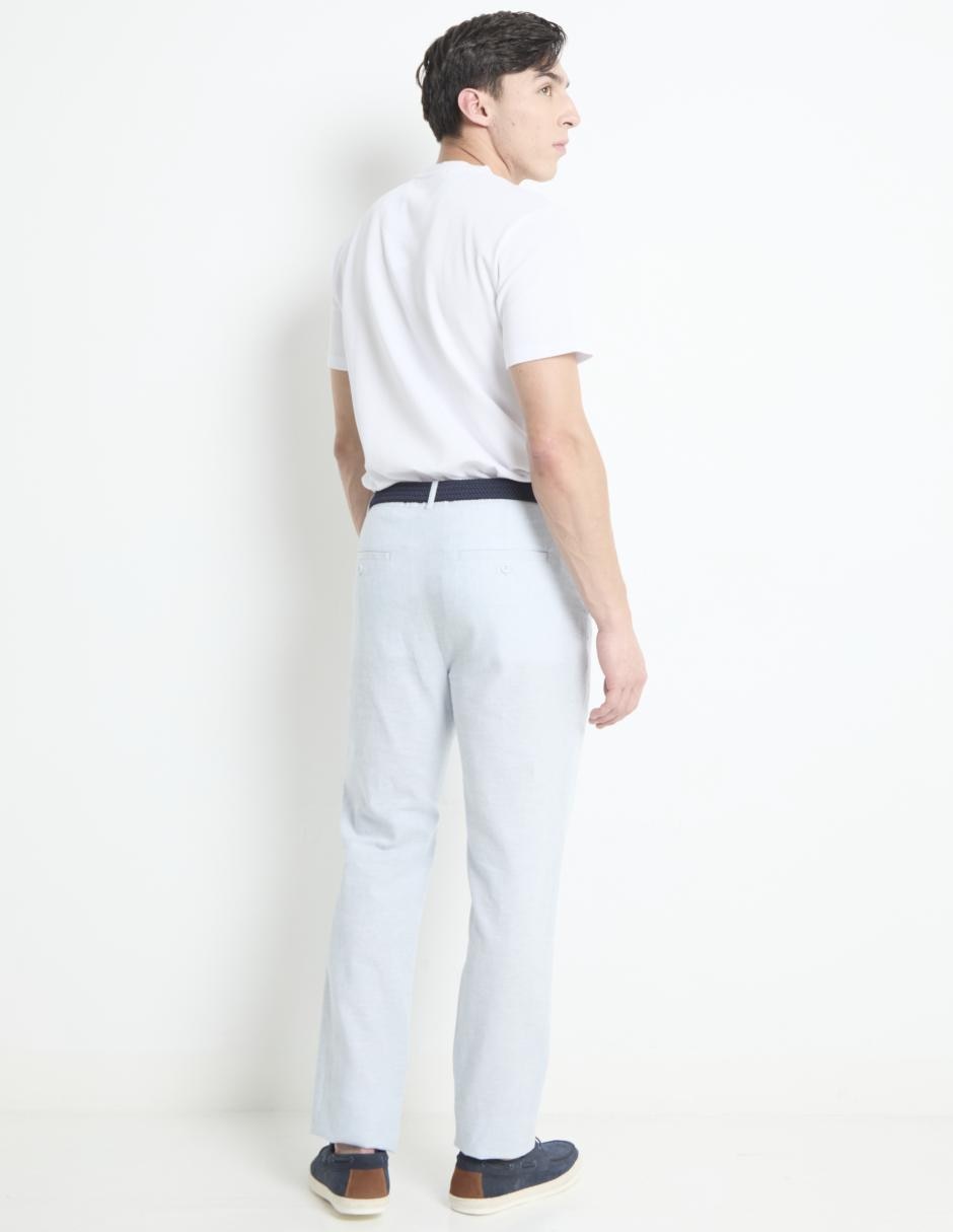 Pantalón chino slim Contempo para hombre