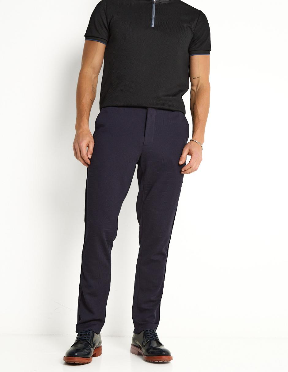 Pantalón slim de algodón para hombre