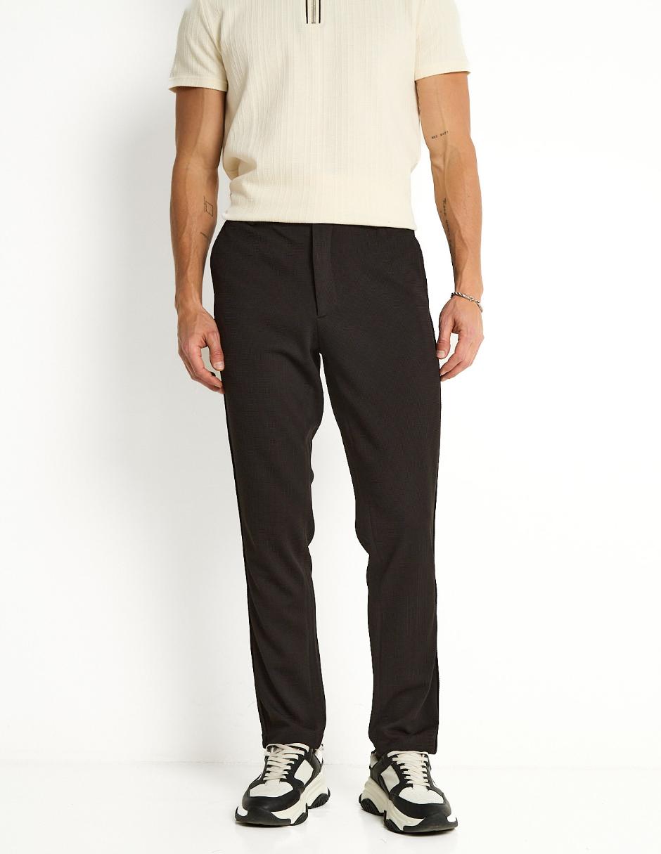 Pantalón slim Contempo de algodón para hombre