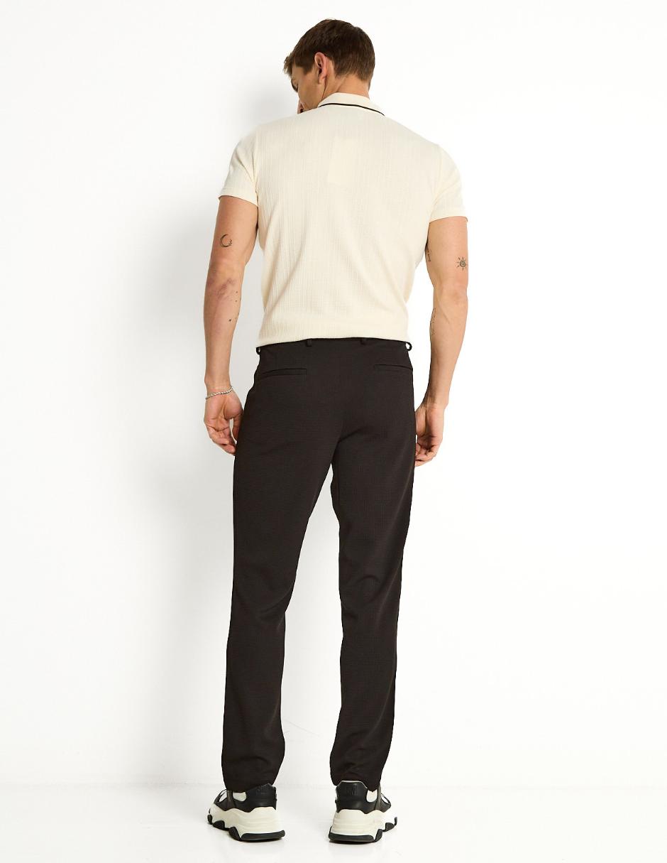 Pantalón slim Contempo de algodón para hombre