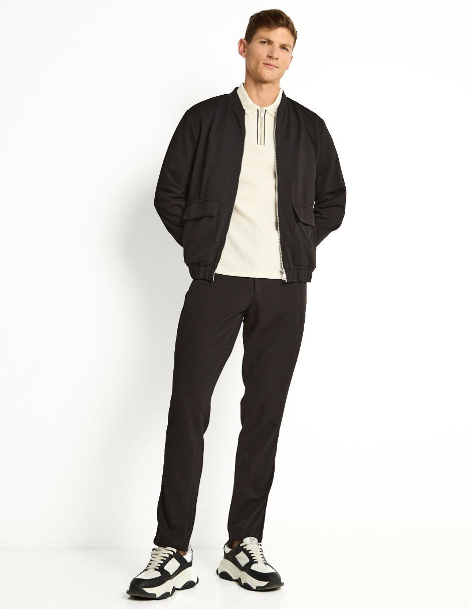 Pantalón slim Contempo de algodón para hombre