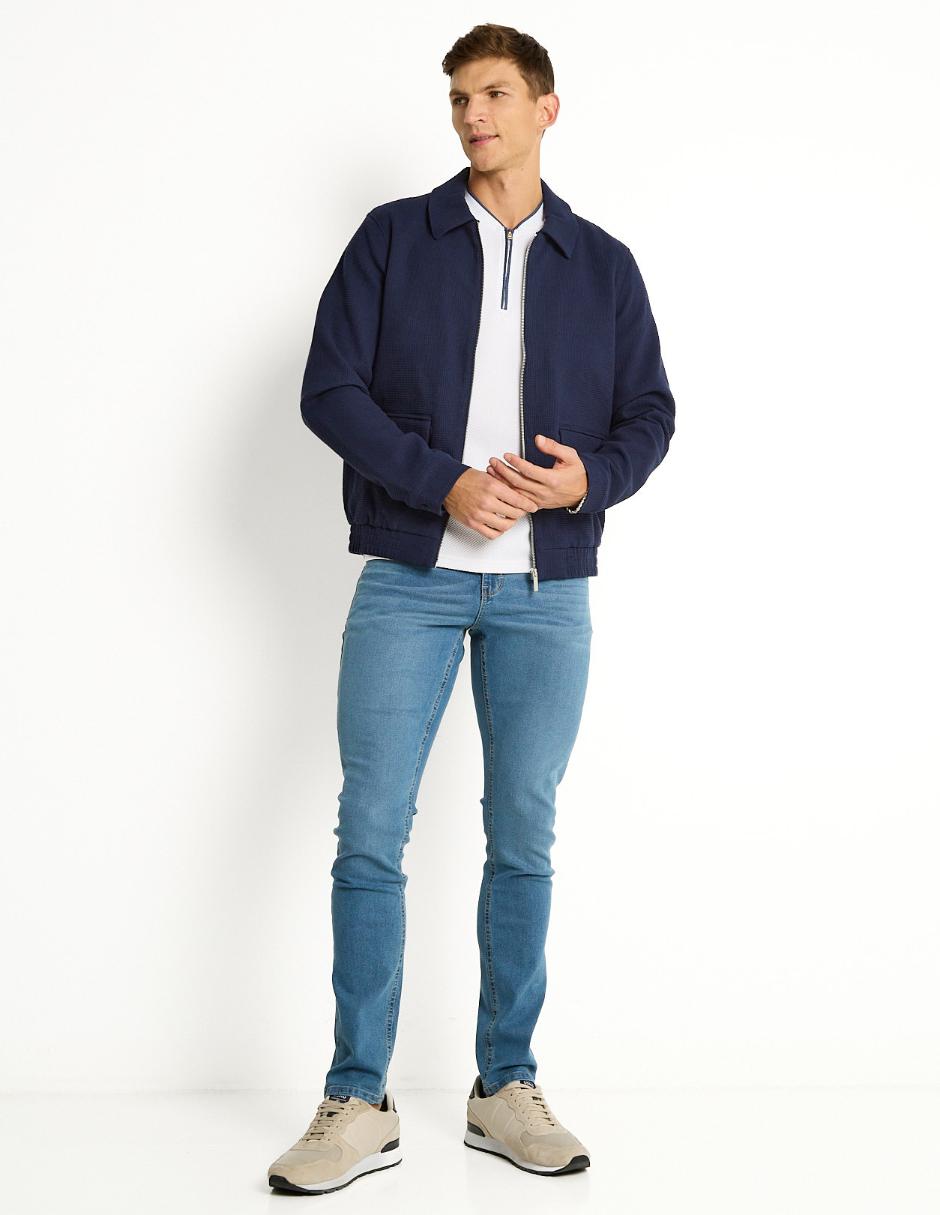 Chamarra bomber con bolsillos para hombre