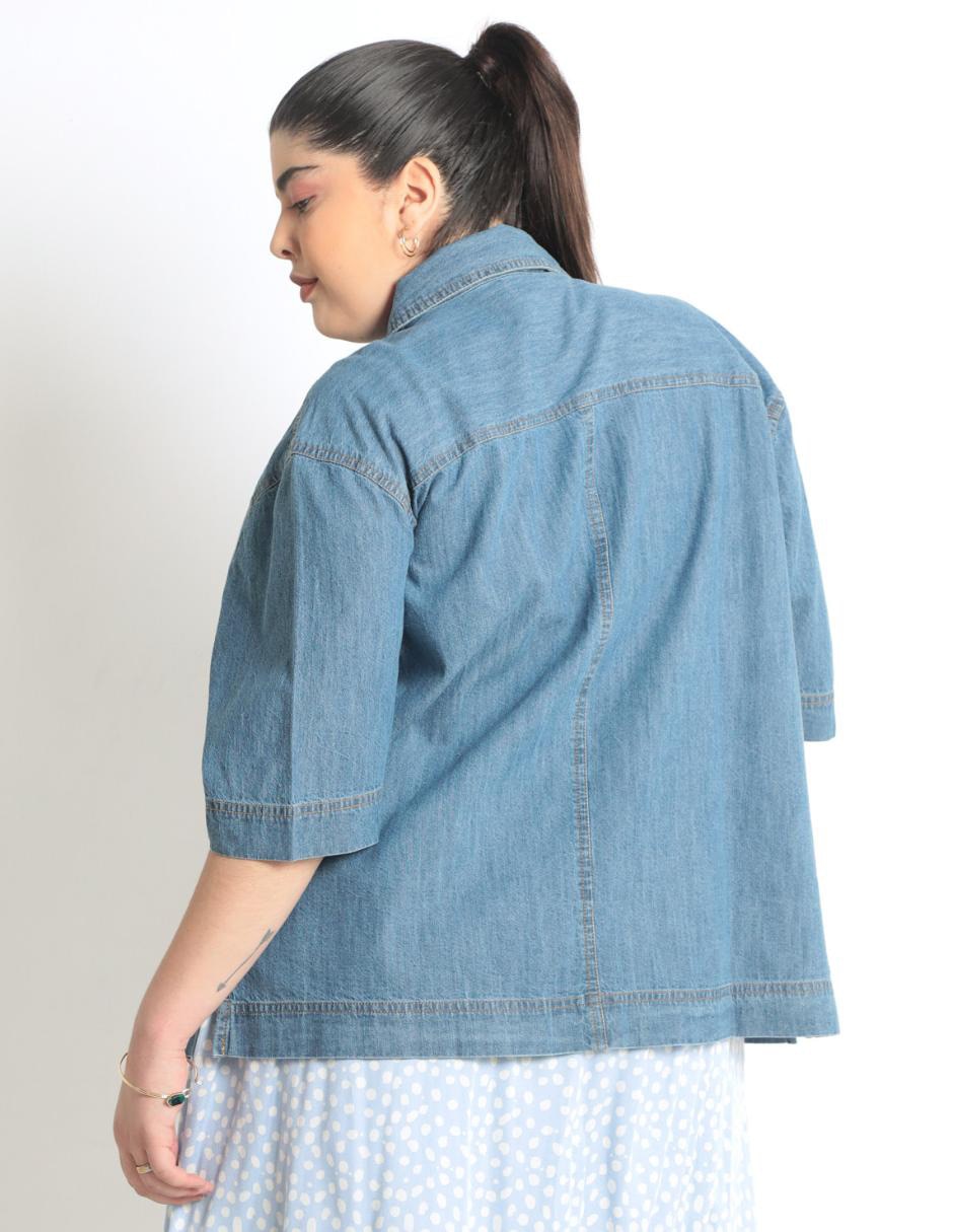 Blusa manga corta para mujer 2