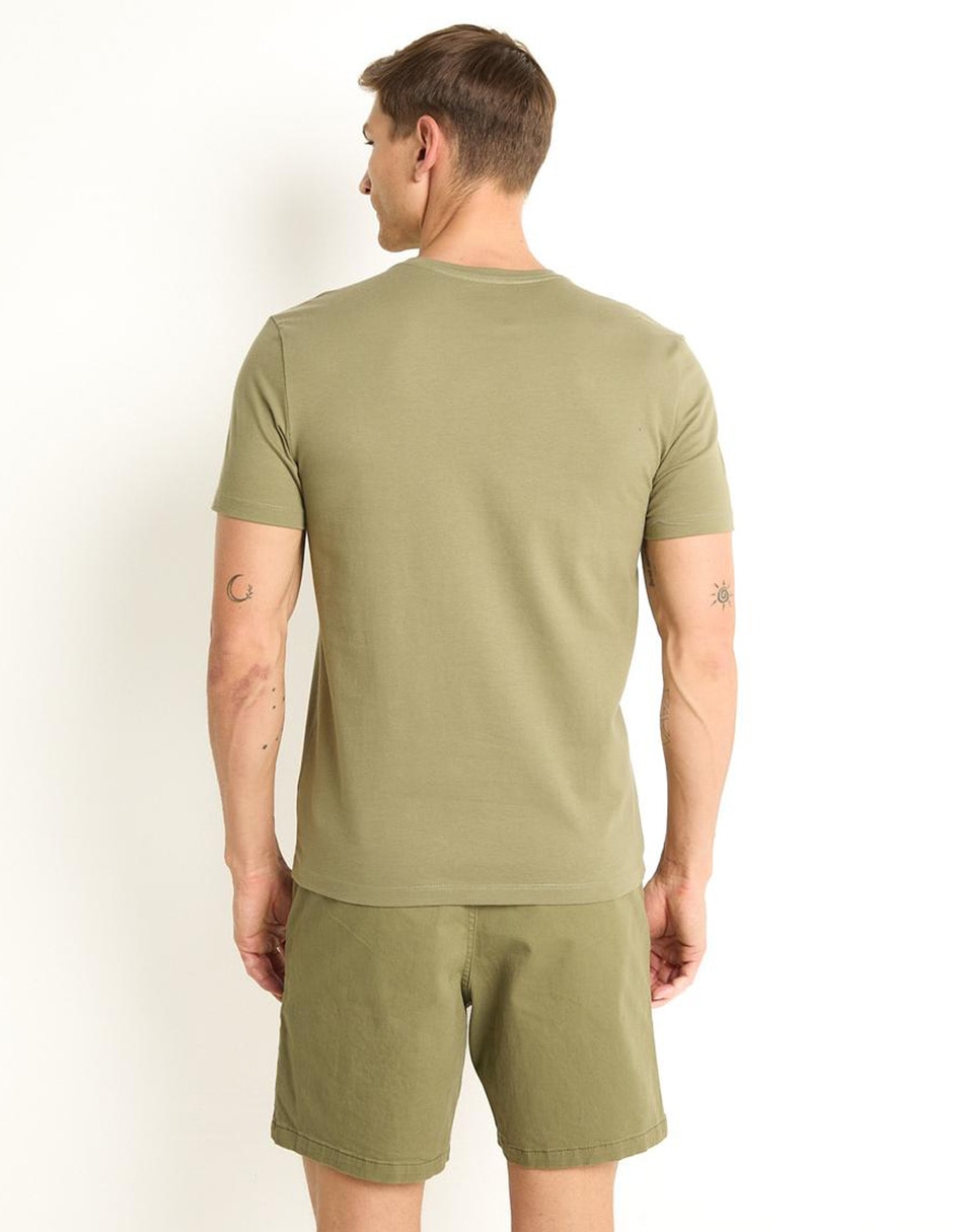 Playera cuello redondo para hombre 2