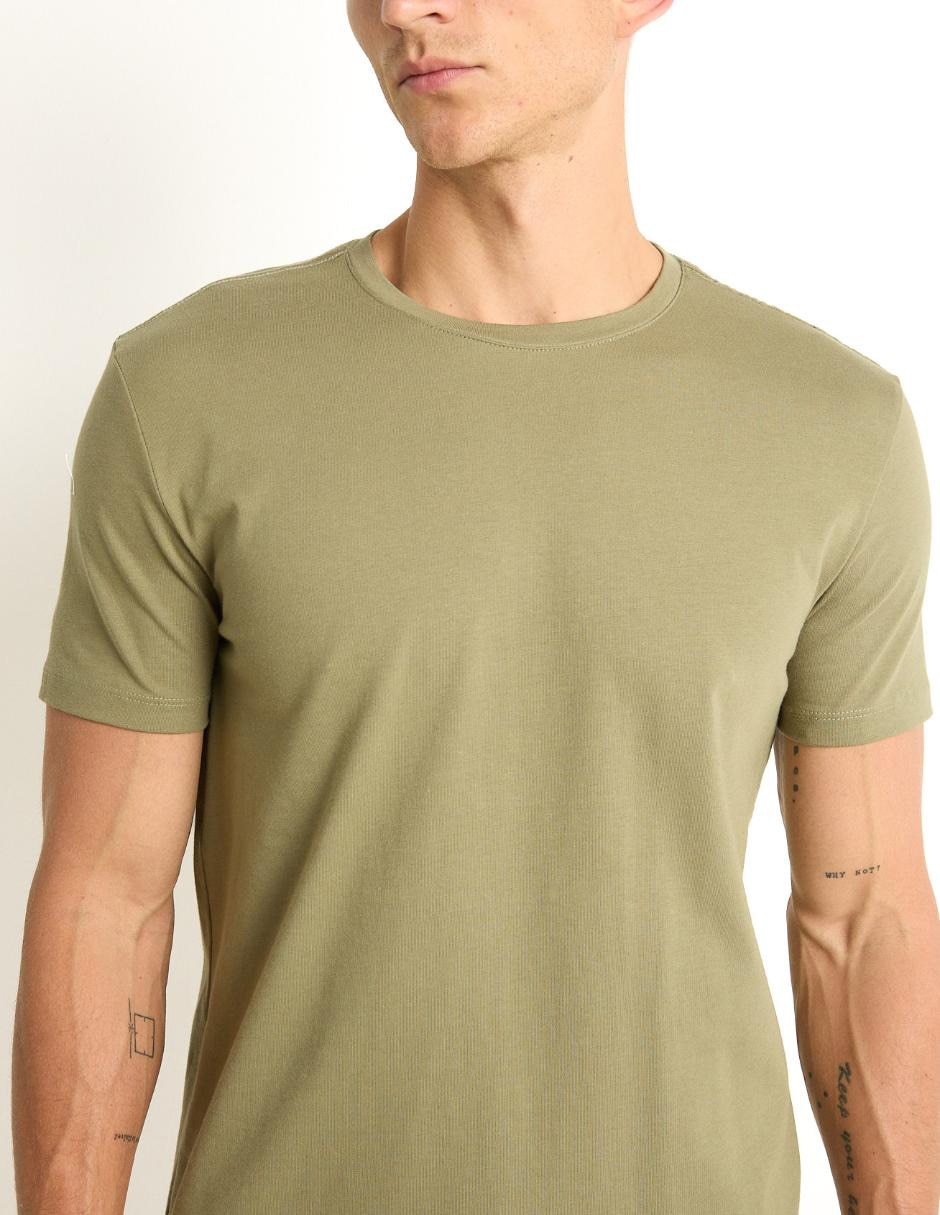 Playera cuello redondo para hombre 4