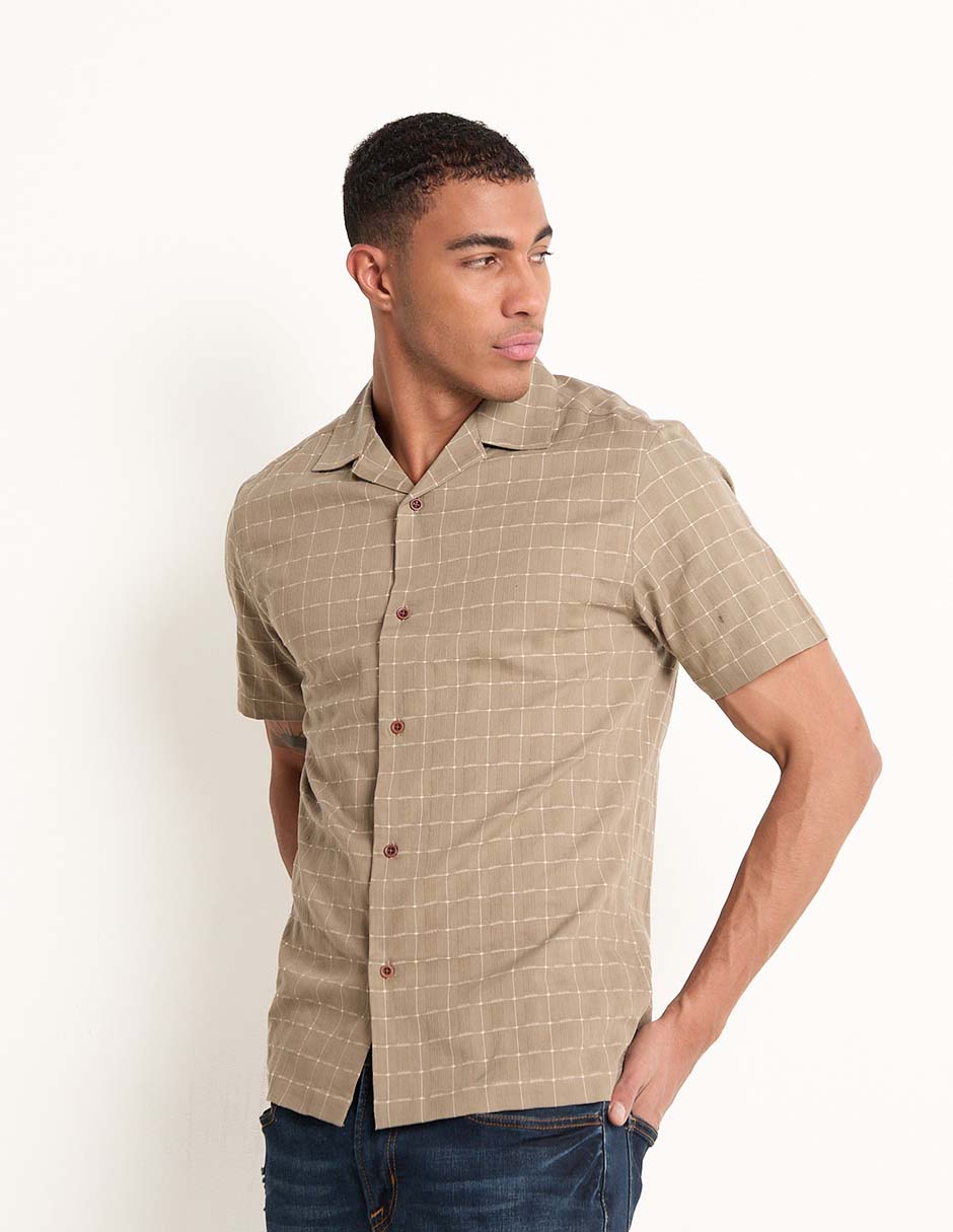 Camisa casual manga corta para hombre Camisa casual manga corta para hombre