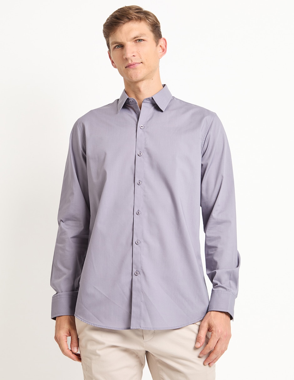 Camisa casual manga larga para hombre Camisa casual manga larga para hombre