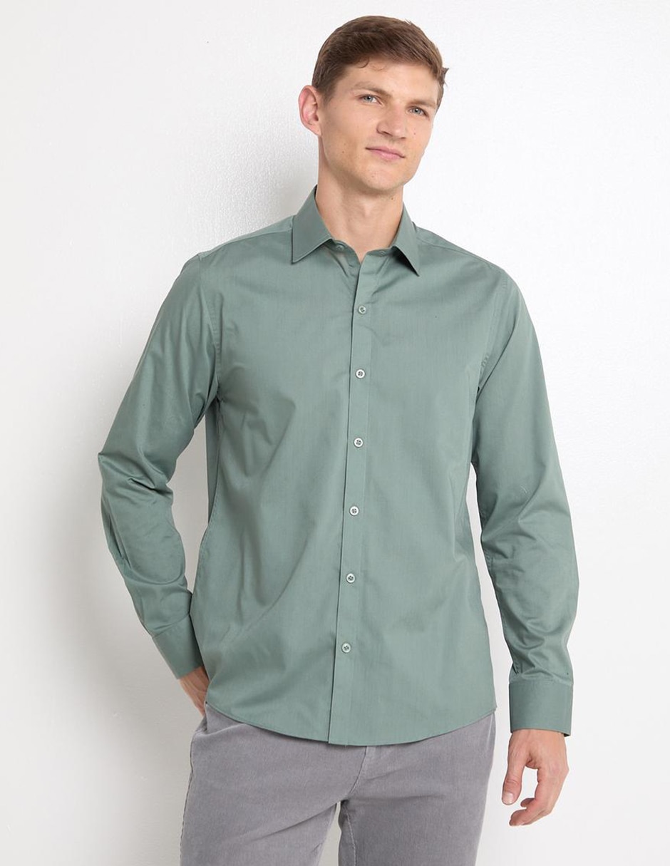 Camisa casual manga larga para hombre Camisa casual manga larga para hombre