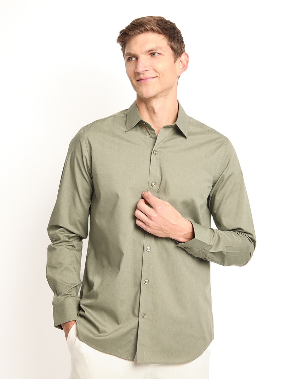 Camisa casual manga larga para hombre Camisa casual manga larga para hombre