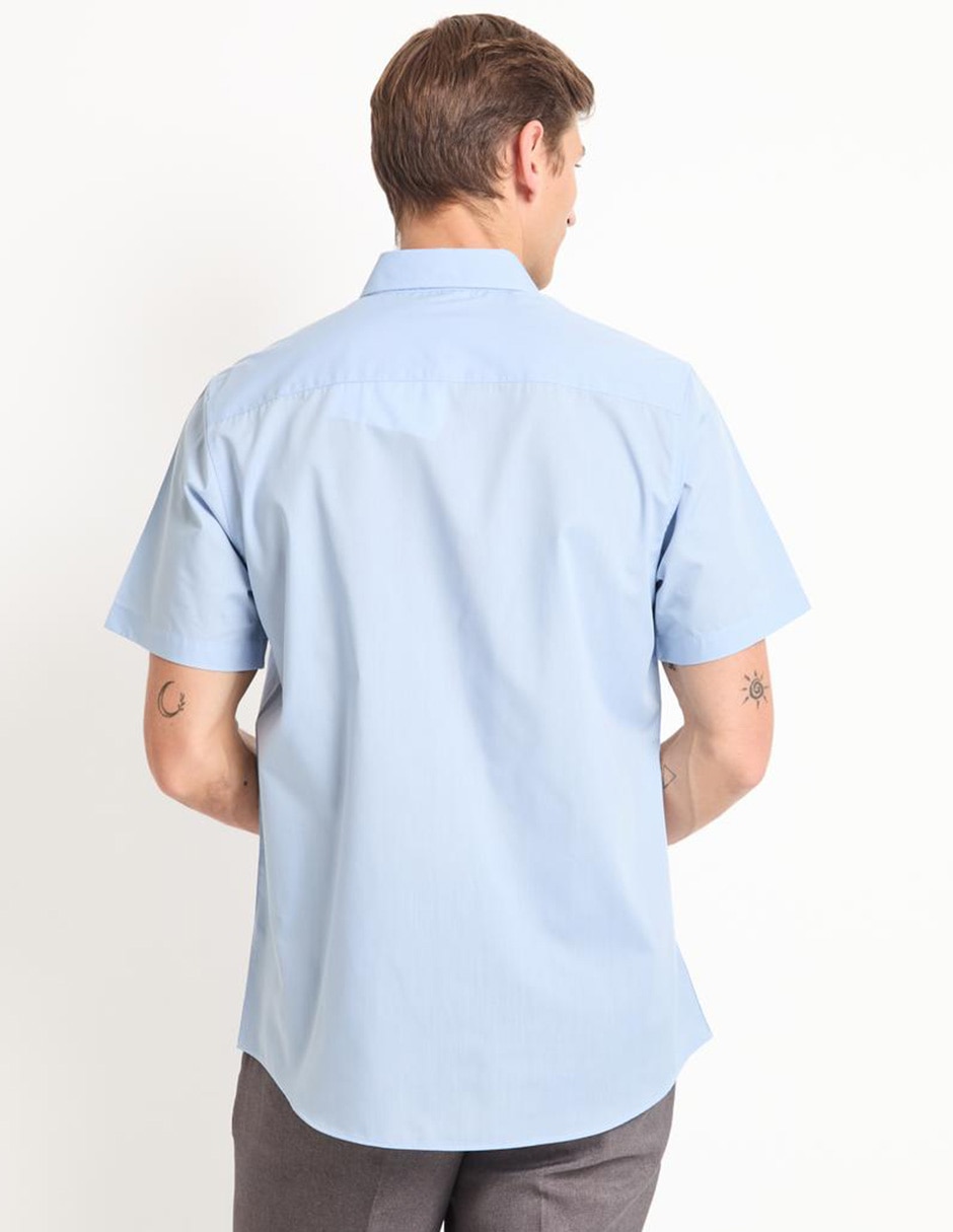 Camisa casual manga corta para hombre 4