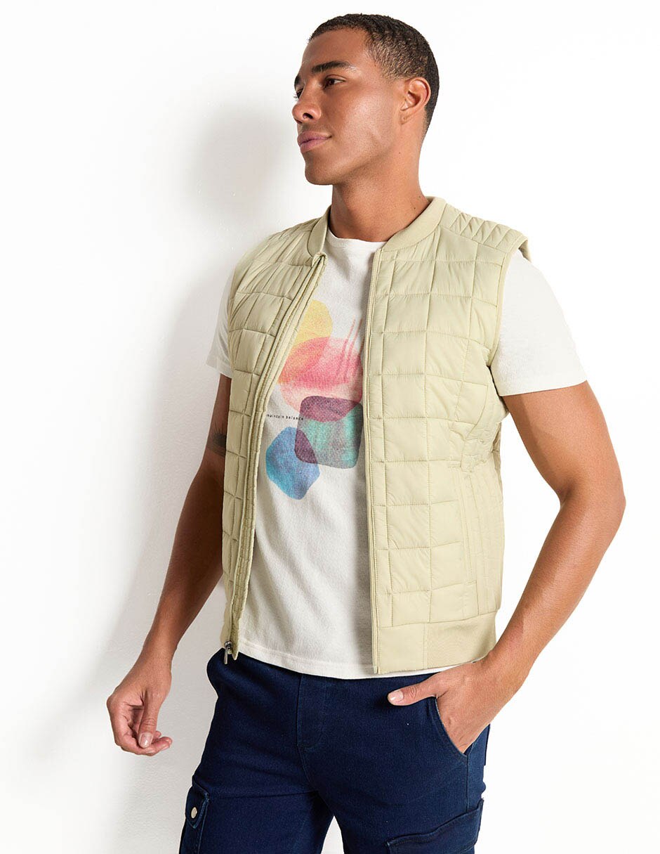Chaleco capitonado para hombre