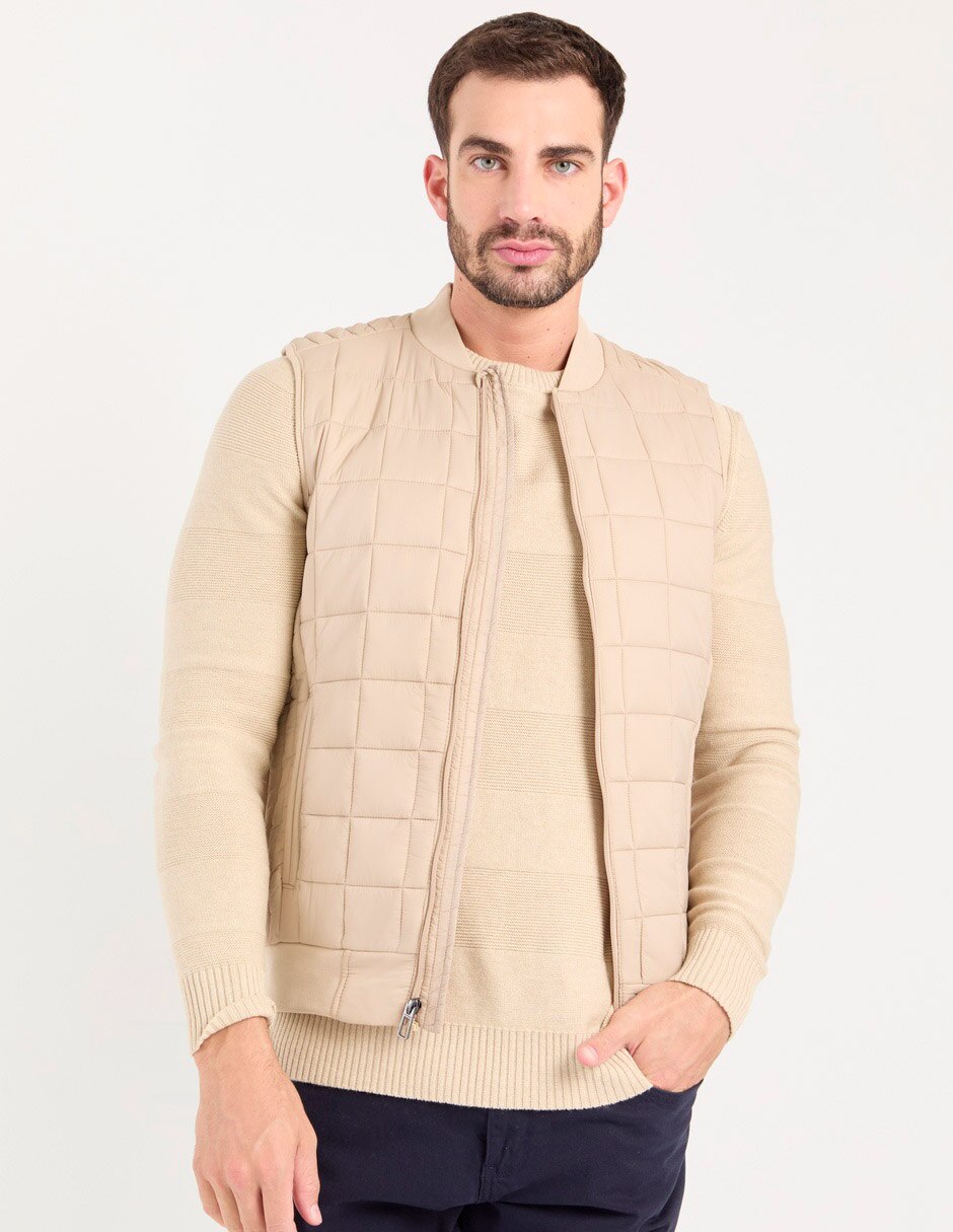 Chaleco capitonado para hombre