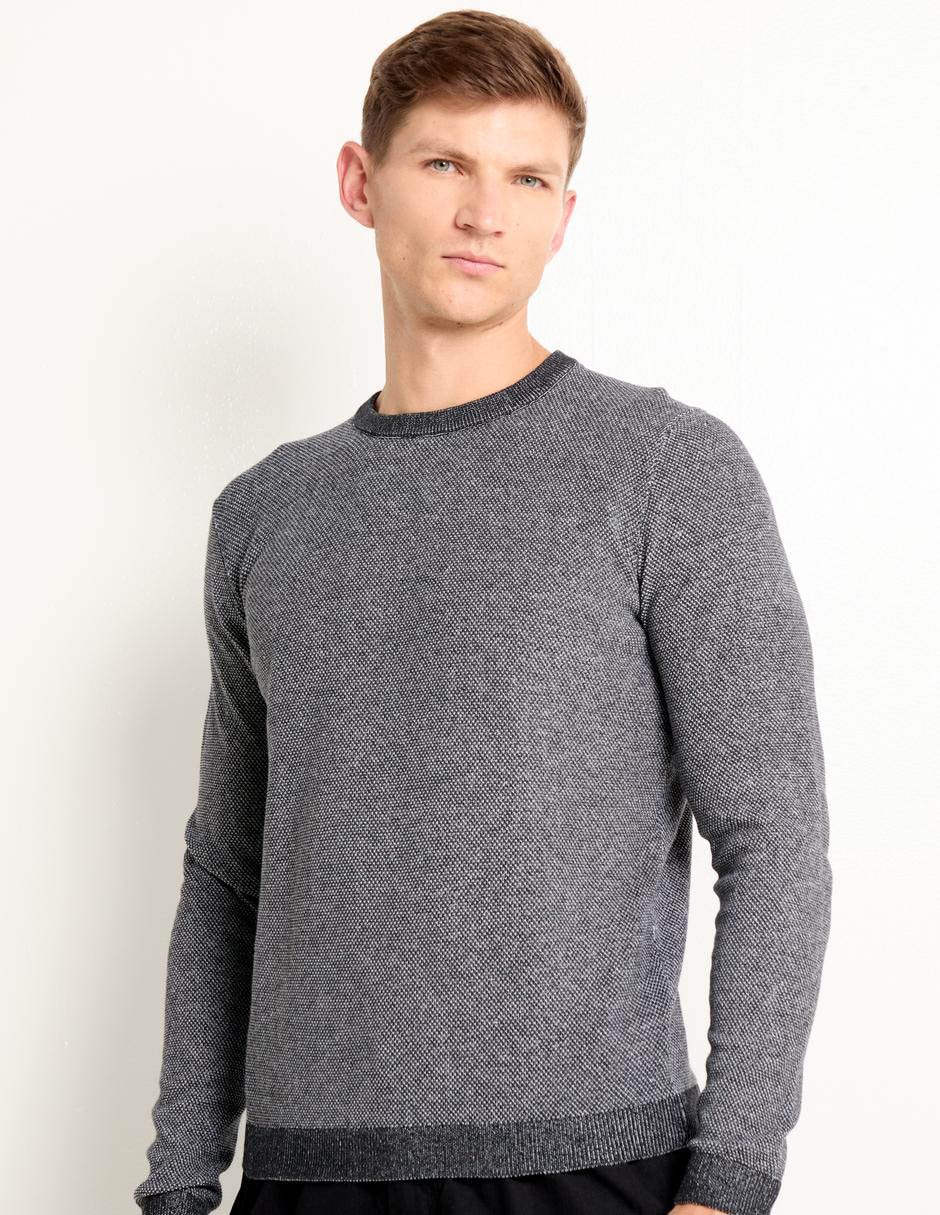 Suéter cuello redondo para hombre 4