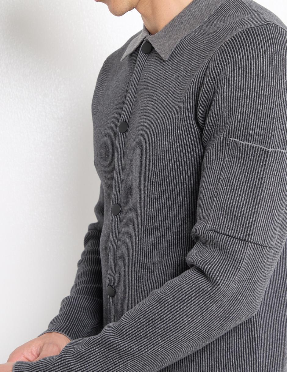 Suéter Contempo cuello camisero para hombre