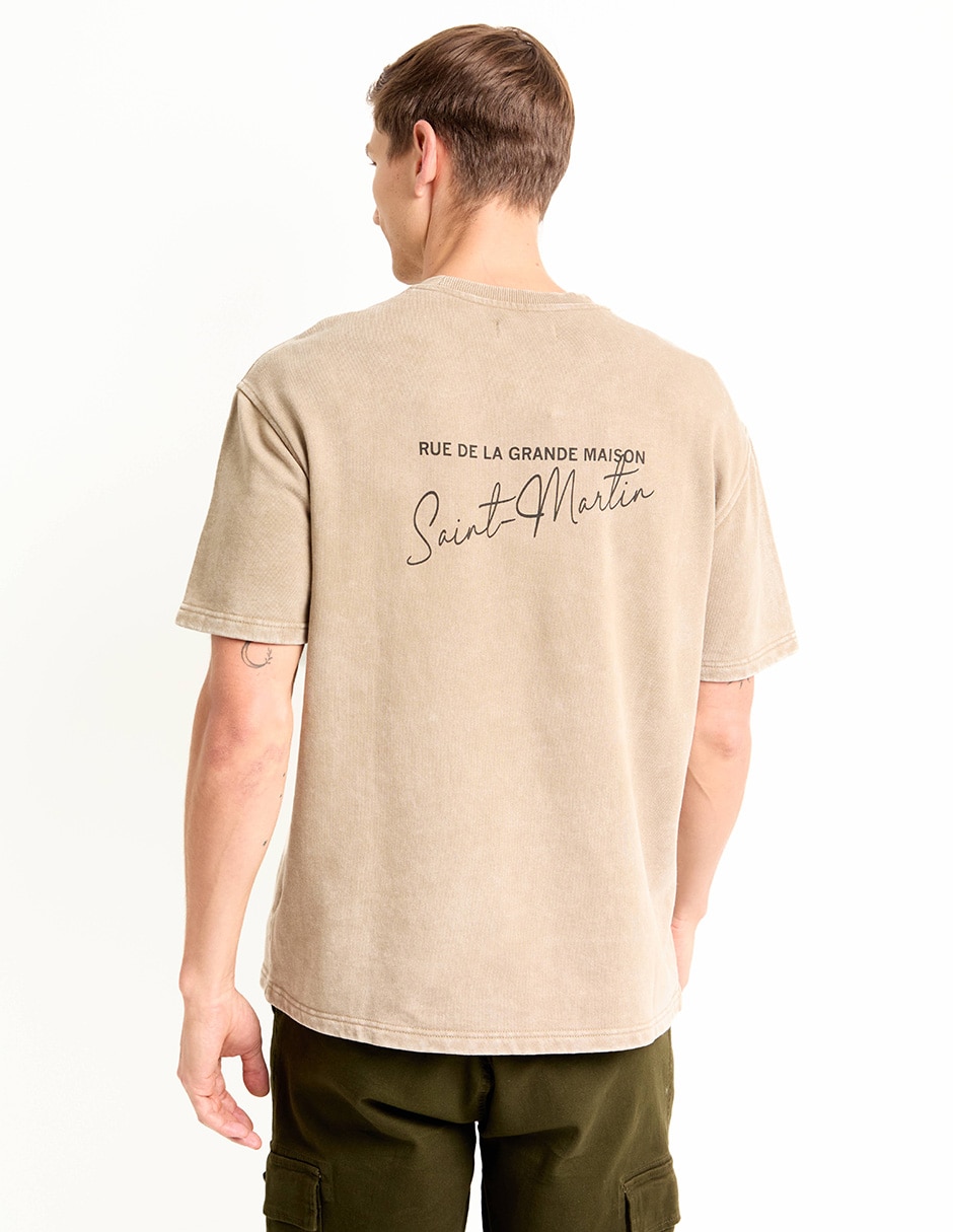 Playera cuello redondo para hombre 2