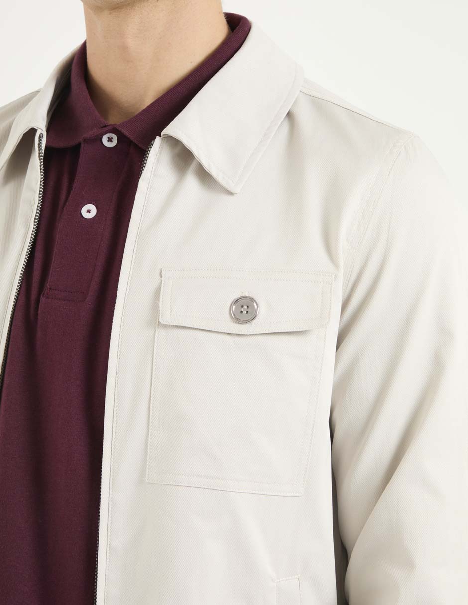 Chamarra bomber Contempo con bolsillos para hombre